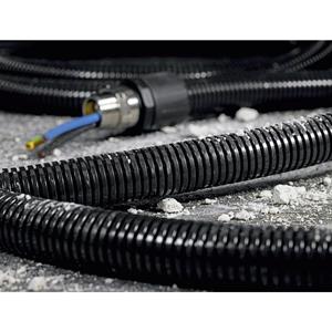 hellermanntyton 166-11100 HG-SW10 Beschermslang (ribbelslang) Zwart 6.30 mm per meter