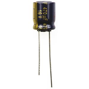 panasonic EEU-FC1C471 Elektrolytische condensator Radiaal bedraad 5 mm 470 µF 16 V 20 % (Ø) 10 mm 1 stuk(s)