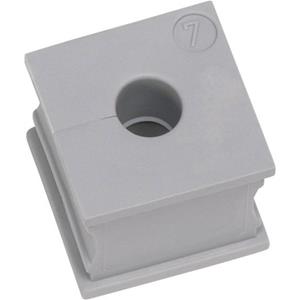 icotek KT 10 Kabeldurchführung geschlitzt Klemm-Ø (max.) 11mm Elastomer Grau
