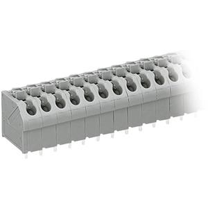 Wago 250-502 Veerkachtklemblok 1.00 mm² Aantal polen 2 Grijs 1 stuk(s)