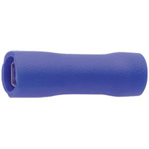 Klauke 730V Flachsteckhülse Steckbreite: 6.3mm Steckdicke: 0.8mm 180° Vollisoliert Blau