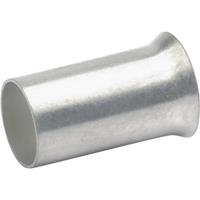 klauke 7612 Adereindhulzen 10 mm² x 12 mm Ongeïsoleerd Zilver 100 stuk(s)