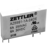 zettlerelectronics Zettler Electronics Zettler electronics Printrelais 24 V/DC 8 A 1x wisselcontact 1 stuk(s)