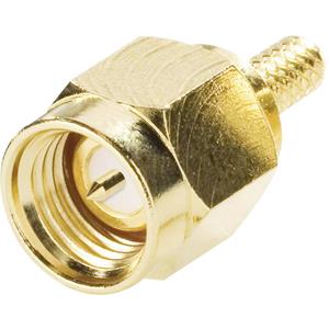 amphenol SMA1111A2-3GT50G-5-50 SMA-connector Stekker, recht 50 Ω RG 174 1 stuk(s)