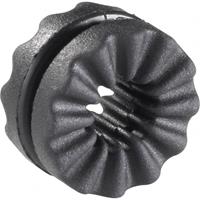 richco Anti-Vibrationstülle Klemm-Ø (max.) 4.8mm Plattenstärke (max.) 1.6mm Schwarz