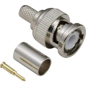 trucomponents TRU COMPONENTS BNC-connector Stekker, recht 50 Ω RG 58 1 stuk(s)