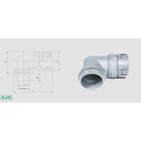Helukabel HSSV IP68 90° GR M63 NW48/50 Schlauchverschraubung Grau M63 90° 1St.