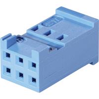 teconnectivity TE Connectivity Busbehuizing-kabel AMPMODU HE13/14 Totaal aantal polen 6 Rastermaat: 2.54 mm 281839-3 1 stuk(s)