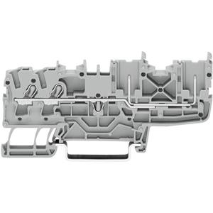 Wago 2022-1401 Basisklemme 5.20mm Zugfeder Belegung: L Grau