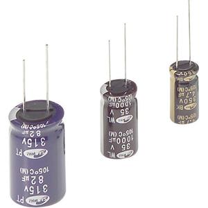 Samwha WB1E477M10016PA Elektrolytische condensator Radiaal bedraad 5 mm 470 µF 25 V 20 % (Ø x l) 10 mm x 16 mm 1 stuk(s)