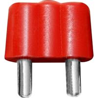 BELI-BECO 61/15rt Miniatur-Bananenstecker Stecker, gerade Stift-Ø: 2.6mm Rot