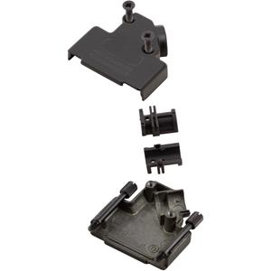 mhconnectors MH Connectors MHD45ZK-25-BK-K D-sub behuizing Aantal polen: 25 Metaal 45 ° Zwart 1 stuk(s)