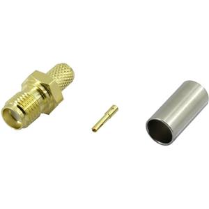 trucomponents TRU COMPONENTS SMA-KC-RG58-1 SMA-connector Bus, recht 50 Ω RG 58 1 stuk(s)