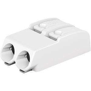 Wago 2060-452/998-404 Veerkrachtklemblok 0.75 mm² Aantal polen 2 Wit 1 stuk(s)