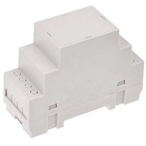 trucomponents TRU COMPONENTS TC-7910800 DIN-rail-behuizing 35 x 90 x 65 ABS-V0 Grijs 1 stuk(s)