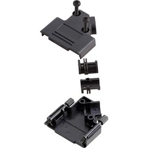 mhconnectors MH Connectors MHD45PPK-15-BK-K D-sub behuizing Aantal polen: 15 Kunststof 45 ° Zwart 1 stuk(s)
