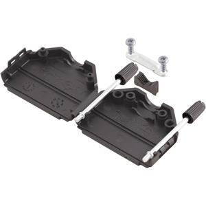 mhconnectors MH Connectors MHDPPK25-BK-K D-sub behuizing Aantal polen: 25 Kunststof 180 ° Zwart 1 stuk(s)