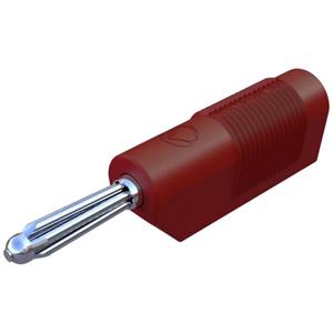 skshirschmann SKS Hirschmann BSB 20 K Pluimstekker Stekker, recht Stift-Ø: 4 mm Rood 1 stuk(s)