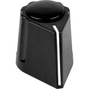 mentor 427.411 Draaiknop Met knopmarkering Zwart (b x h) 19.5 mm x 14 mm 1 stuk(s)