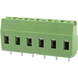 degson DG129-7.62-02P-14-00AH Klemschroefblok 3.31 mm² Aantal polen 2 Groen 1 stuk(s)