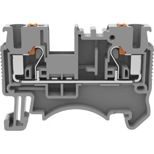 Degson DS2.5-01P-11-00A(H) Doorgangsklem Push-In-klem Grijs 1 stuk(s)