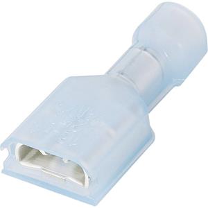 teconnectivity TE Connectivity 3-350820-2 Huls voor platte stekker Insteekbreedte: 6.3 mm Insteekdikte: 0.8 mm 180 ° Volledig geïsoleerd Blauw 1 stuk(s)