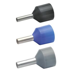 Klauke 4328 Adereindhulzen 1.50 mm² Deels geïsoleerd Zwart 100 stuk(s)