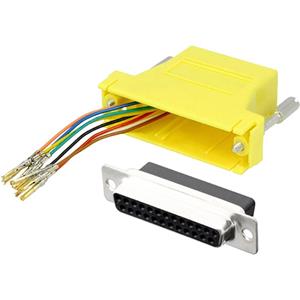 encitech DA9-SMJ8-K-Y-RC D-sub adapter D-sub bus 9-polig - RJ45-bus 8p8c 1 stuk(s)