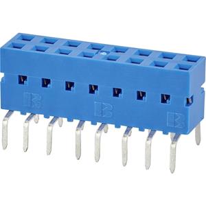 fci Female header (standaard) Aantal rijen: 2 Aantal polen per rij: 8 71991-308LF 1 stuk(s)