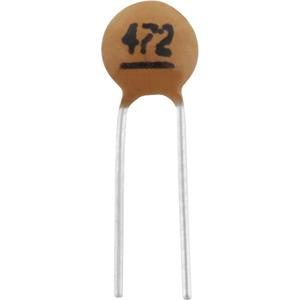 trucomponents TRU COMPONENTS TC-K4,7NF5 Keramische condensator THT 4.7 nF 100 V 10 % 1 stuk(s)