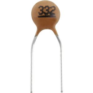 trucomponents TRU COMPONENTS TC-K3,3NF5 Keramische condensator THT 3.3 nF 100 V 10 % 1 stuk(s)