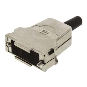 harting 09 67 015 0344 D-sub behuizing Aantal polen: 15 Metaal 180 ° Zilver 1 stuk(s)