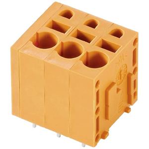 Weidmüllerler LMFS 5.00/12/180 3.5SN OR BX Schraubklemmblock 2.5mm² Polzahl 12 Orange 25St.