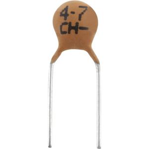 trucomponents TRU COMPONENTS TC-K47PF5 Keramische condensator THT 47 pF 100 V 5 % 1 stuk(s)