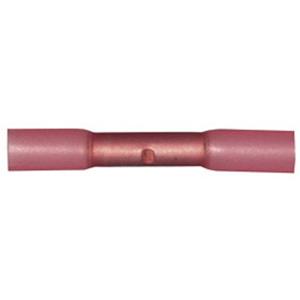 Vogt AG Verbindungstechnik 3735h Stoßverbinder mit Schrumpfschlauch 0.705mm² 1mm² Vollisoliert Rot