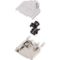 mhconnectors MH Connectors MHDTZK15-RA-PC-K D-sub behuizing Aantal polen: 15 Metaal 180 ° Zilver 1 stuk(s)