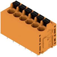 Weidmüllerler LMF 5.00/06/180 3.5SN OR BX Schraubklemmblock 2.5mm² Polzahl 6 Orange 45St.
