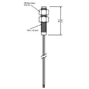 teconnectivitysensor TE Connectivity Sensor PS811 Reedcontact 1x NO 100 V/DC, 250 V/AC 1 A 10 W