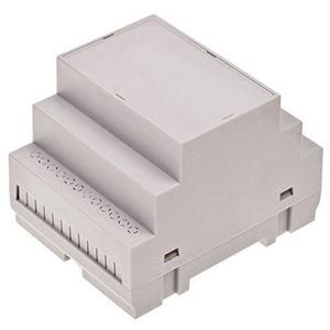 trucomponents TRU COMPONENTS 4U65070907310 DIN-rail-behuizing 70 x 90 x 65 ABS-V0 Grijs 1 stuk(s)