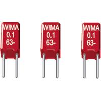 Wima MKS 02 0,47uF 10% 63V RM2,5 MKS-Folienkondensator radial bedrahtet 0.47 µF 63 V/DC 10% 2.5mm (