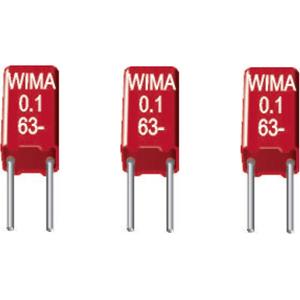 Wima MKS0C033300D00KSSD 1 stuk(s) MKS-foliecondensator Radiaal bedraad 0.33 µF 63 V/DC 10 % 2.5 mm (l x b x h) 4.6 x 3.8 x 8.5 mm