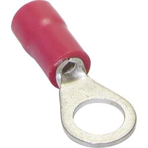 trucomponents TRU COMPONENTS 1583106 Ringkabelschoen Dwarsdoorsnede (max.): 1.50 mm² Gat diameter: 13 mm Deels geïsoleerd Rood 1 stuk(s)