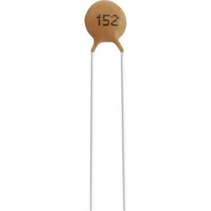 trucomponents TRU COMPONENTS TC-K1,5NF500V Keramische condensator THT 1.5 nF 500 V 10 % 1 stuk(s)