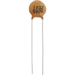 trucomponents TRU COMPONENTS TC-K10NF500V Keramische condensator THT 10 nF 500 V 20 % 1 stuk(s)