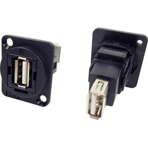 XLR-adapter USB 2.0 A-bus naar USB 2.0 A Adapter, inbouw CP30208N CP30208N Cliff 1 stuk(s)