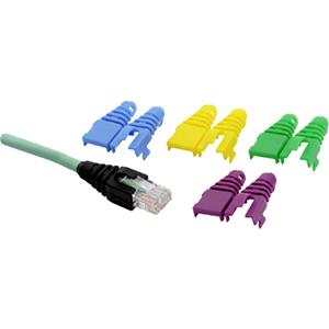 Encitech RJ45-Zubehör Knickschutztülle RJ45SRB-RET-P Lila 6510-0102-07