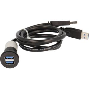 schlegel 2 x USB 3.0 Buchse A - 2 x USB 3.0 Stecker A Inhalt: 1St.