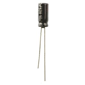panasonic ECA-1JHG100 Elektrolytische condensator Radiaal bedraad 2 mm 10 µF 63 V 20 % (Ø) 5 mm 1 stuk(s)