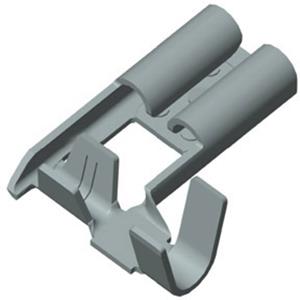 Vogt AG Verbindungstechnik 380205.60 Platte stekker (female) Insteekbreedte: 4.8 mm Insteekdikte: 0.5 mm 90 ° Ongeïsoleerd Metaal 1 stuk(s)