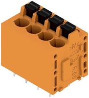 Weidmüllerler LMF 5.00/04/180 3.5SN OR BX Federkraftklemmblock 2.5mm² Polzahl 4 Orange 70St.